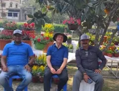 Syngenta Flowers Show India Kolkata Animesh Das Ivan Pozdnyakov and Gautam Sangle