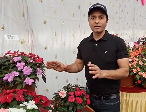 Anurodh Singh presenting Florific