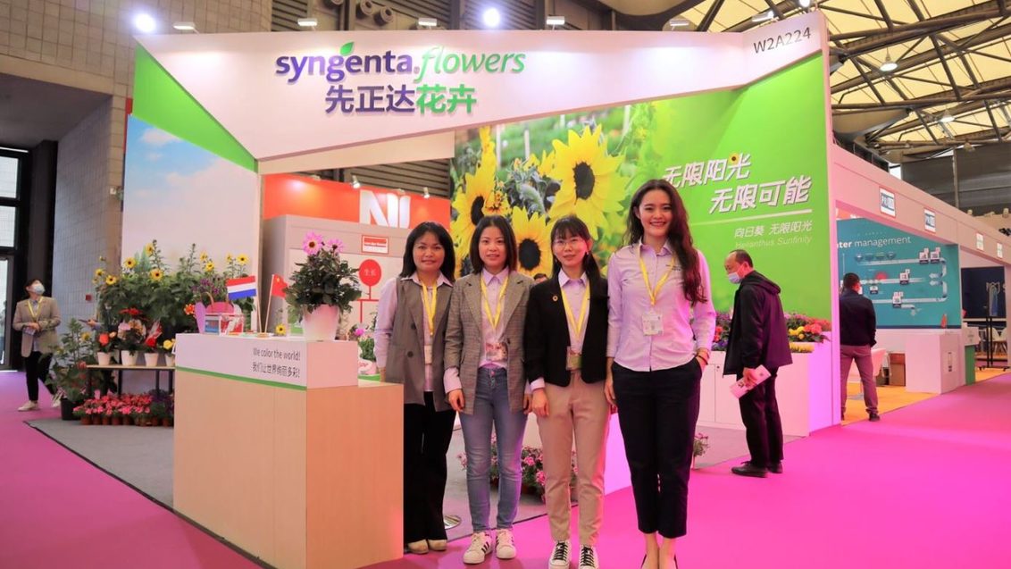 Syngenta Flowers China IPM Shanghai 2021 - Chinese team