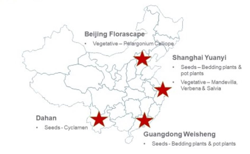China distribution network